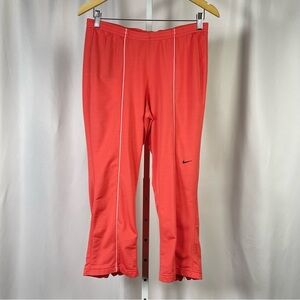 Nike Medium Coral Running Capri Tight Pant Leggings Crop Yoga Workout Gym